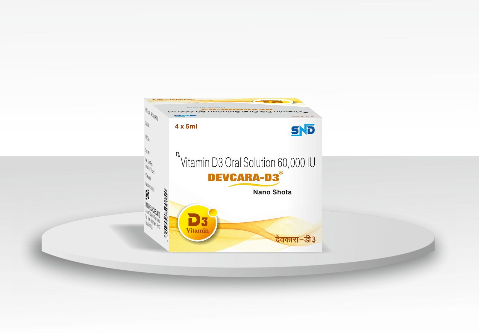 DEVCARA-D3 Oral Solution Carton Packshot