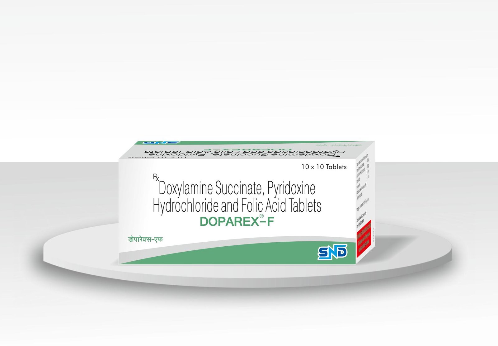 DOPAREX-F Tablets Carton Packshot