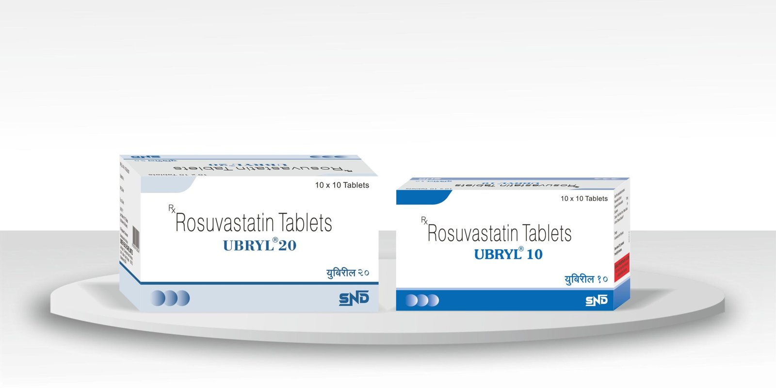 UBRYL 10 & 20 Tabs Carton Packshot